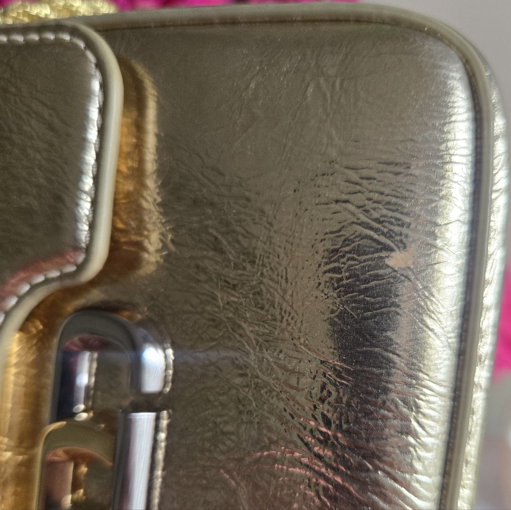 EUC Marc Jacobs J-Link Mini Metallic Gold Crossbody Shoulder Mini Bag - Picture 5 of 11